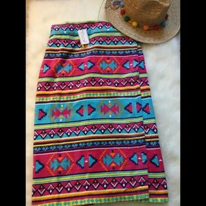 Aztec Print Spa Wrap NWT